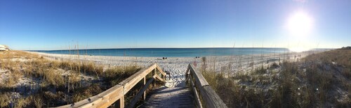 Villas on the Gulf.  Pool view and Only 3 Min Walk To The Beach