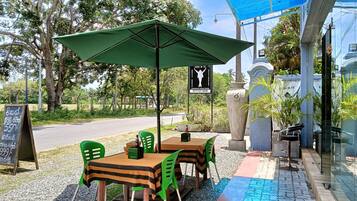 Voorkant van accommodatie