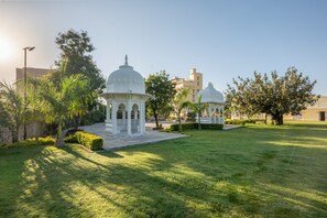 Outdoor wedding area