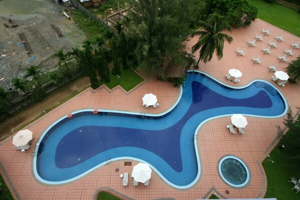 Outdoor pool, open 7:00 AM to 9:00 PM, free pool cabanas, pool umbrellas - Seagull Hotels Ltd. (Cox's Bazar)