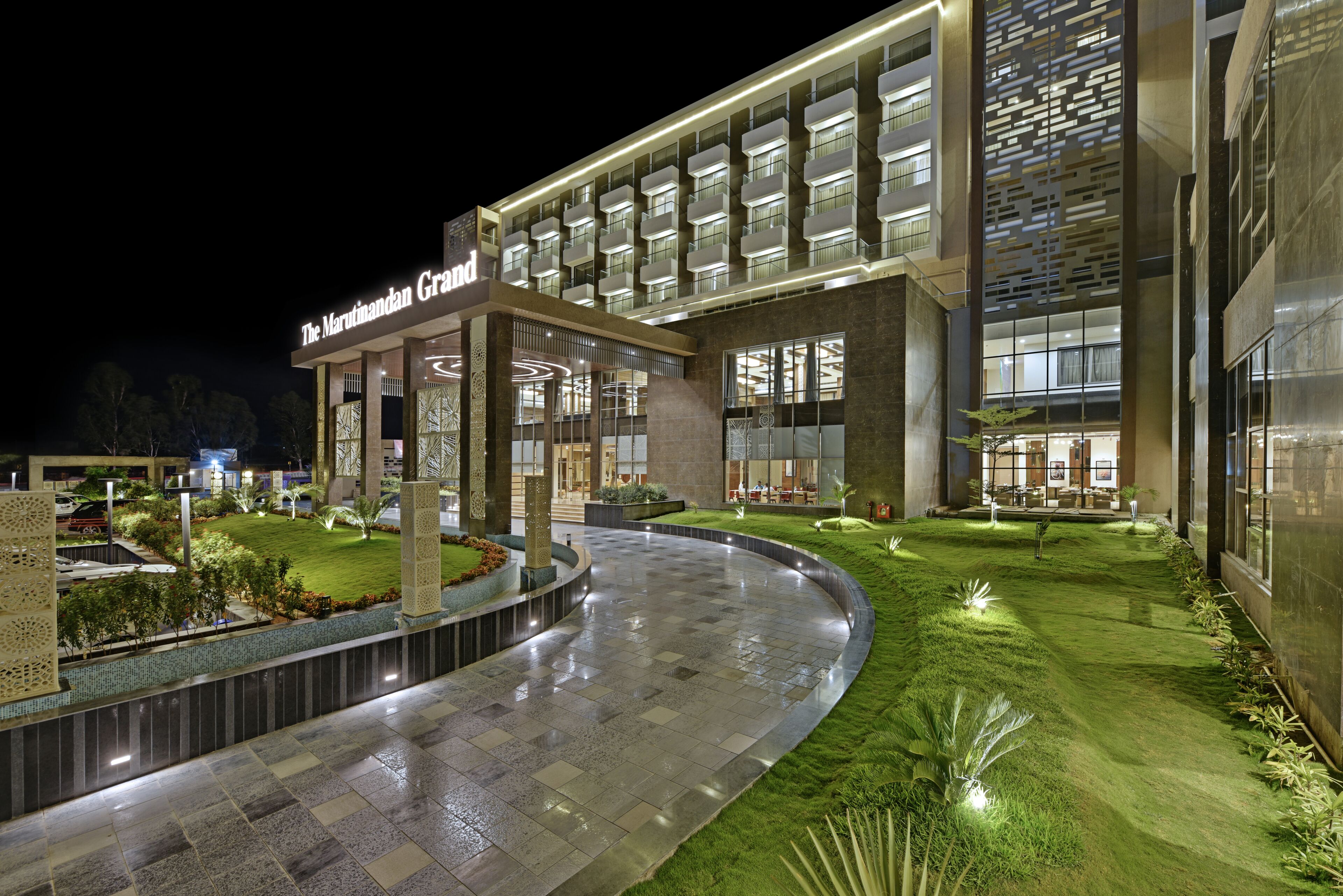 Front of property - evening/night