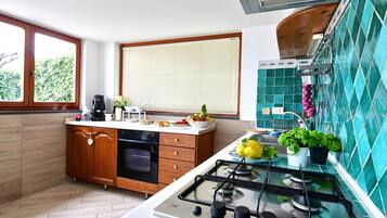 Deluxe Suite, Mountain View | Private kitchen | Mini-fridge, espresso maker, coffee/tea maker, electric kettle