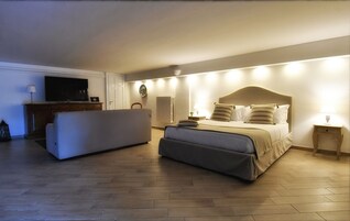 디럭스 스위트, 산 전망 | 1 개의 침실, 고급 침구, 오리/거위털 이불, 미니바