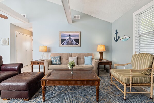 TV, DVD player, stereo