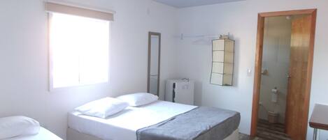 Minibar, desk, blackout drapes, free WiFi