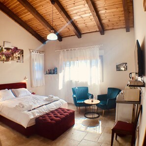 Comfort tweepersoonskamer, 1 queensize bed, niet-roken, uitzicht op vallei | Luxe beddengoed, donsdekens, Select Comfort-bedden