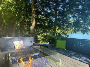 Property grounds - Year round hot tub! So MUCH SNOW! Snowmobile Rentals close by (Dwight)