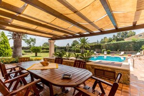 Outdoor dining - Luxurious villa Maremonti (Canicattini Bagni)