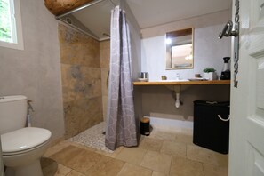 Shower, hair dryer