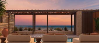 Espera luxe strandresidentie, privézwembad en wandelen naar alle voorzieningen!