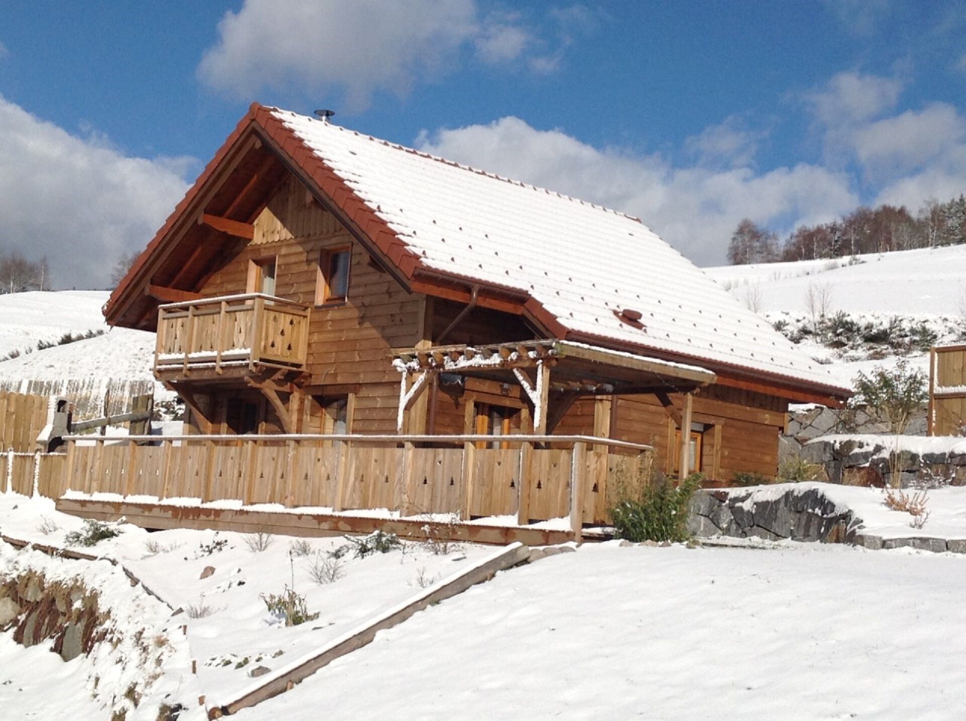 Chalet 2 to 8 people quiet nature mountain heated indoor pool sauna