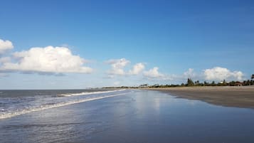 Beach nearby, sun-loungers