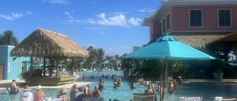 Una piscina riscaldata