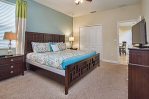 5 bedrooms, iron/ironing board, WiFi (free), bed sheets
