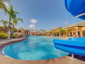 Pool - 5BR Disney Pool Home | 3 King Bedrooms | Private Pool, Spa & BBQ | Sleeps 13 (Kissimmee)