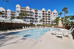 Pool - 3403 Windsor Court South ~ 4th Floor, 1 Bedroom Ocean View Villa! (Hilton Head Island)
