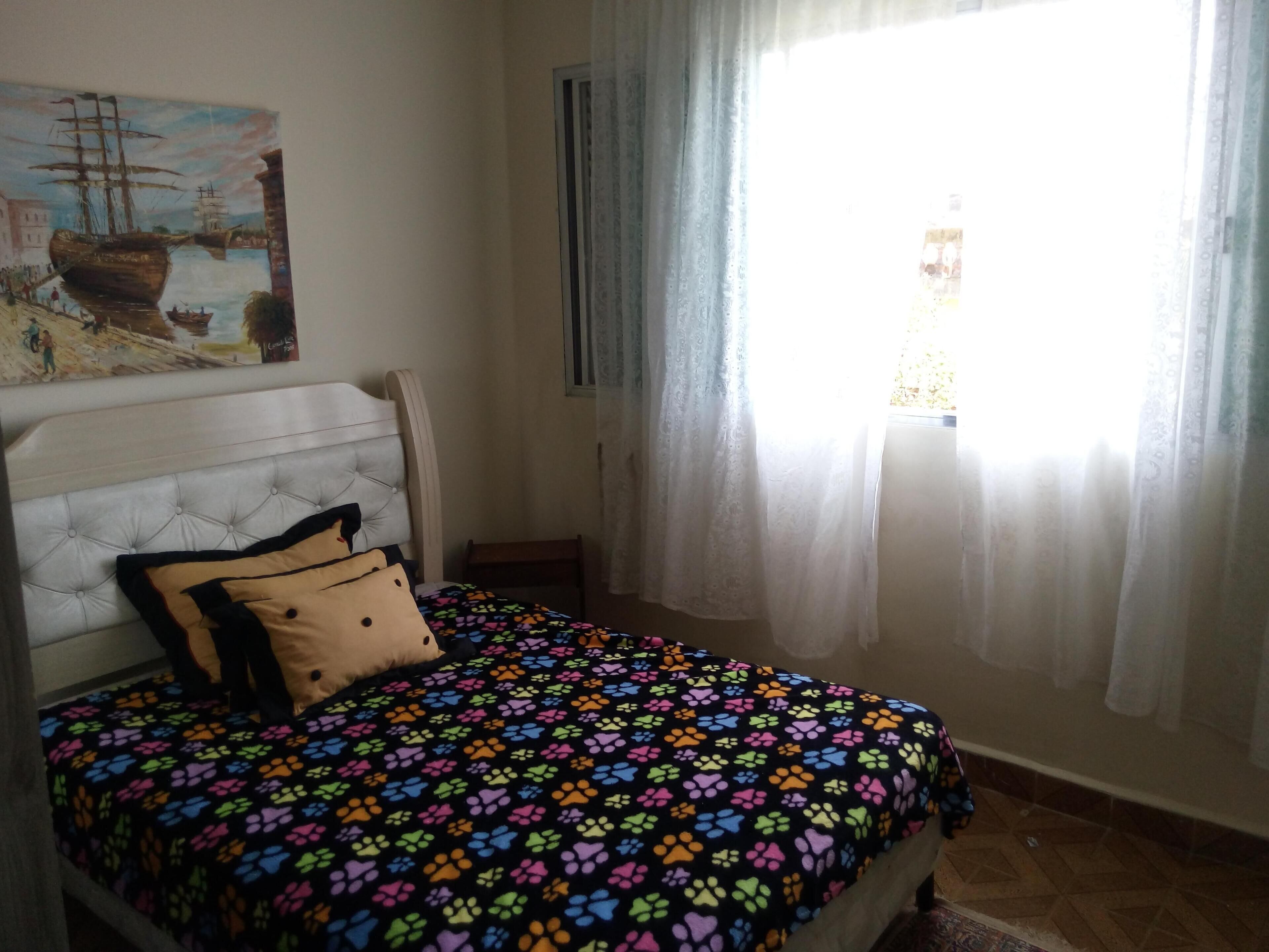 Pousada foot in the sand in Mongaguá