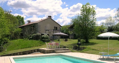 Totally Secluded Stone Cottage with Private Pool, 2 acres of Garden and Woodland