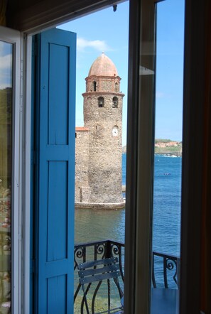 Interior - Duplex, 6 people, balconies on the bay of Collioure and terrace, unique view (Collioure)