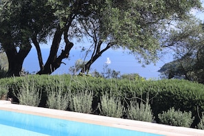 Alberca al aire libre y alberca climatizada