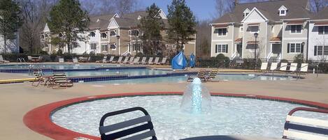 Indoor pool, outdoor pool