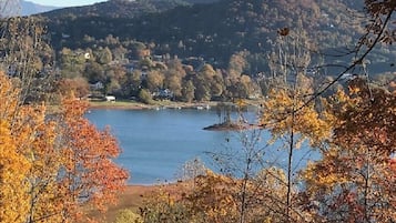 Udsigt fra overnatningsstedet