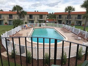 Pool - Ponce Landing #26 Ocean front property, one car garage,  pool view (ST AUGUSTINE)