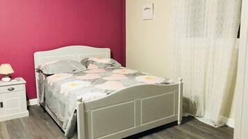 2 bedrooms, iron/ironing board, travel crib, free WiFi