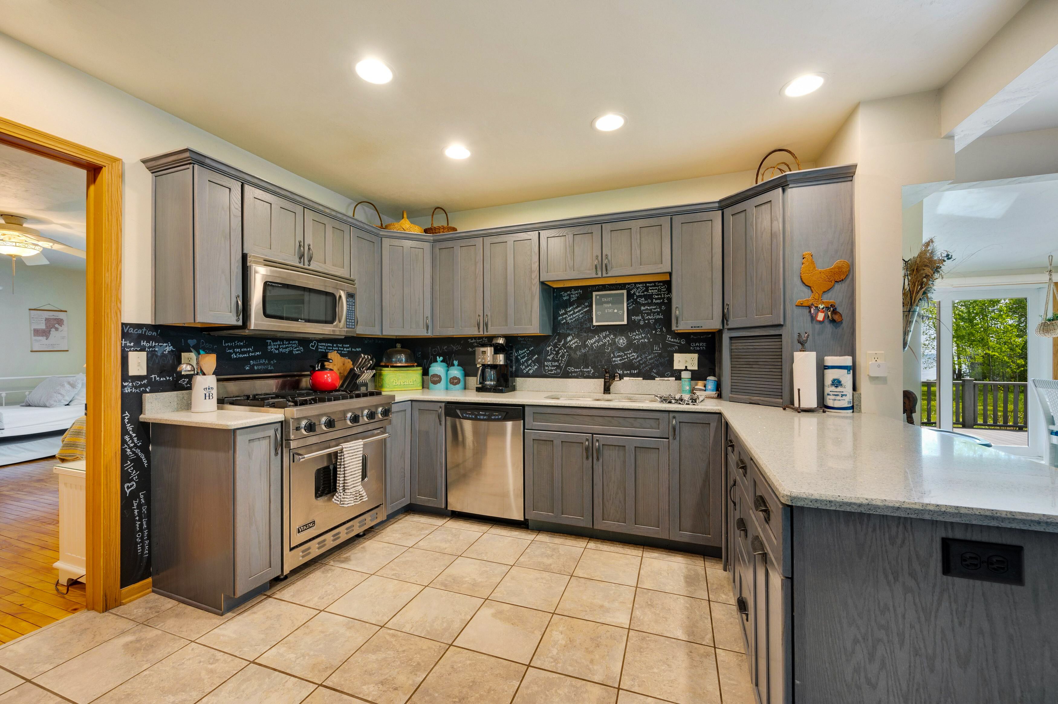 Newly renovated with over 250 feet of Shoreline!