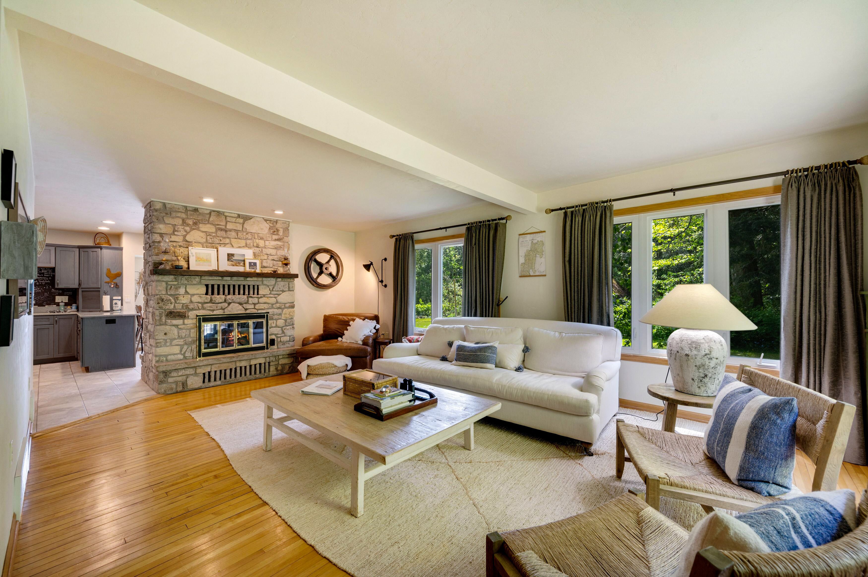 Newly renovated with over 250 feet of Shoreline!