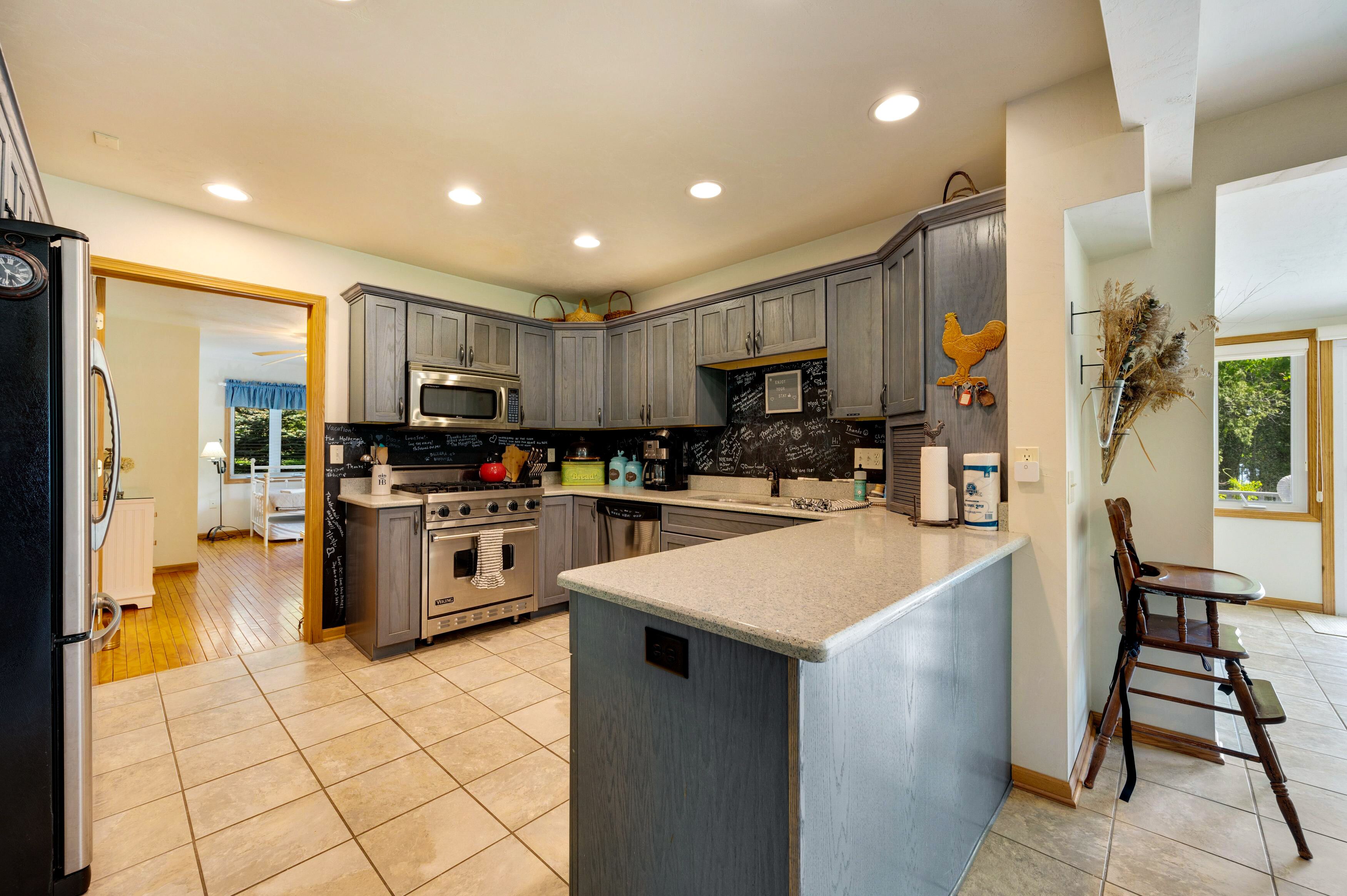 Newly renovated with over 250 feet of Shoreline!