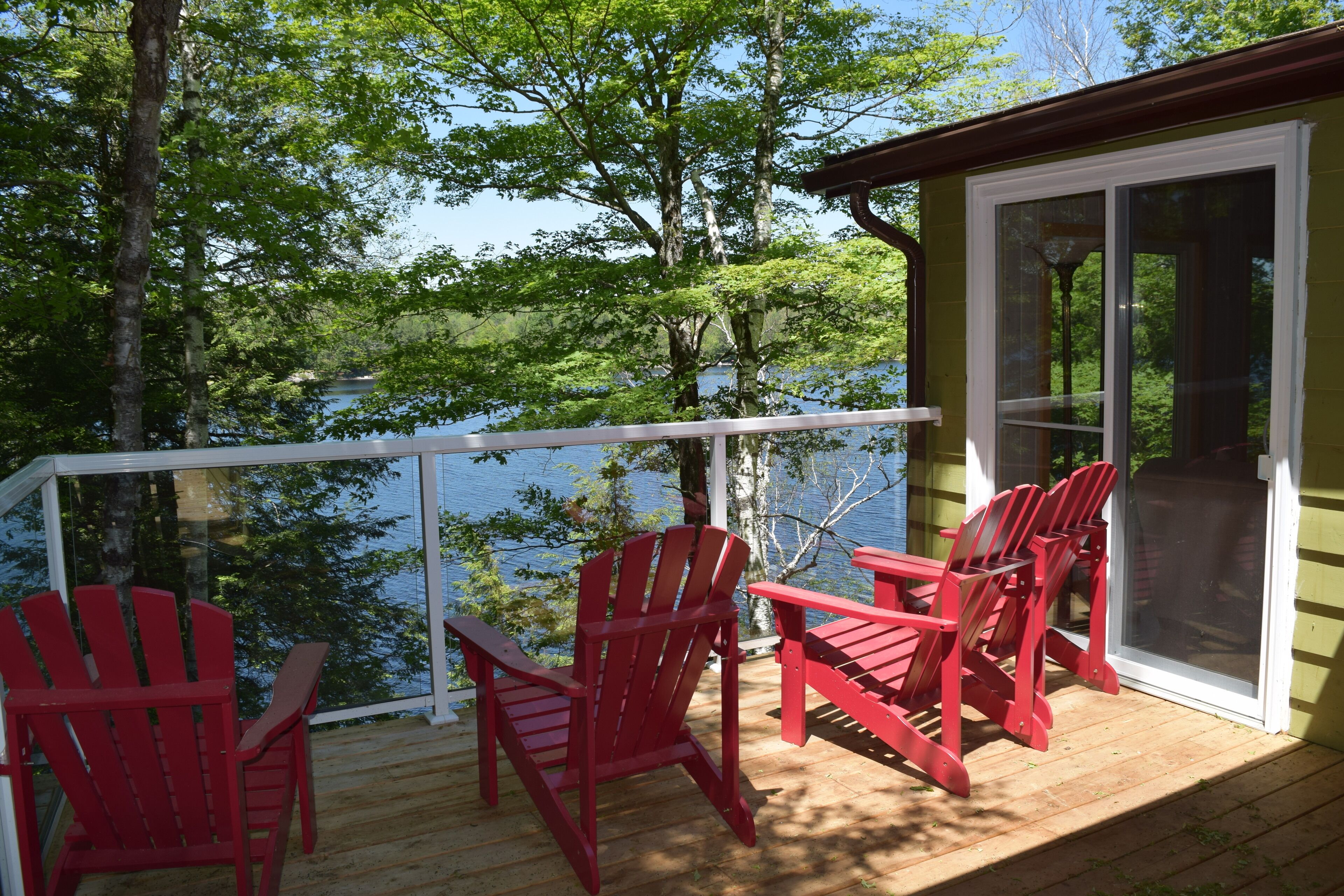 Enjoy the views with your coffee on the upper deck