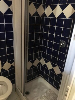 Dusche, Haartrockner, Bidet, Handtücher