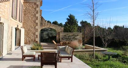 Grand Mazet garden level, 3 parental suites shared swimming pool - Vallée des Baux