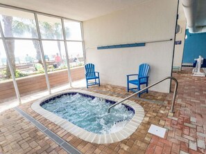 Indoor pool, outdoor pool - Oceanfront View at Waters Edge, Indoor Pool & Hot Tub WE 410 (Murrells Inlet)