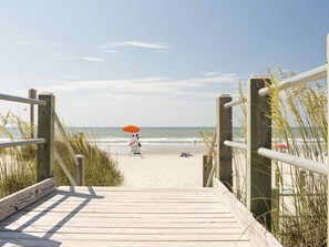 On the beach