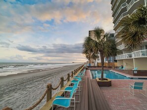 Indoor pool, outdoor pool - Oceanfront View at Waters Edge, Indoor Pool & Hot Tub WE 410 (Murrells Inlet)