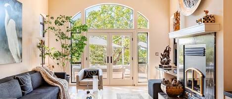 Smart-tv, pejs, dvd-afspiller, bøger