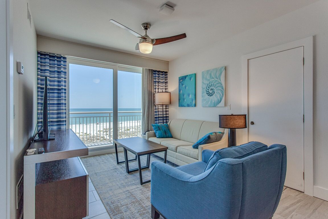 Luxuriate on the Beachfront♥Great Sunset View&Huge Private Balcony♥Rooftop Deck