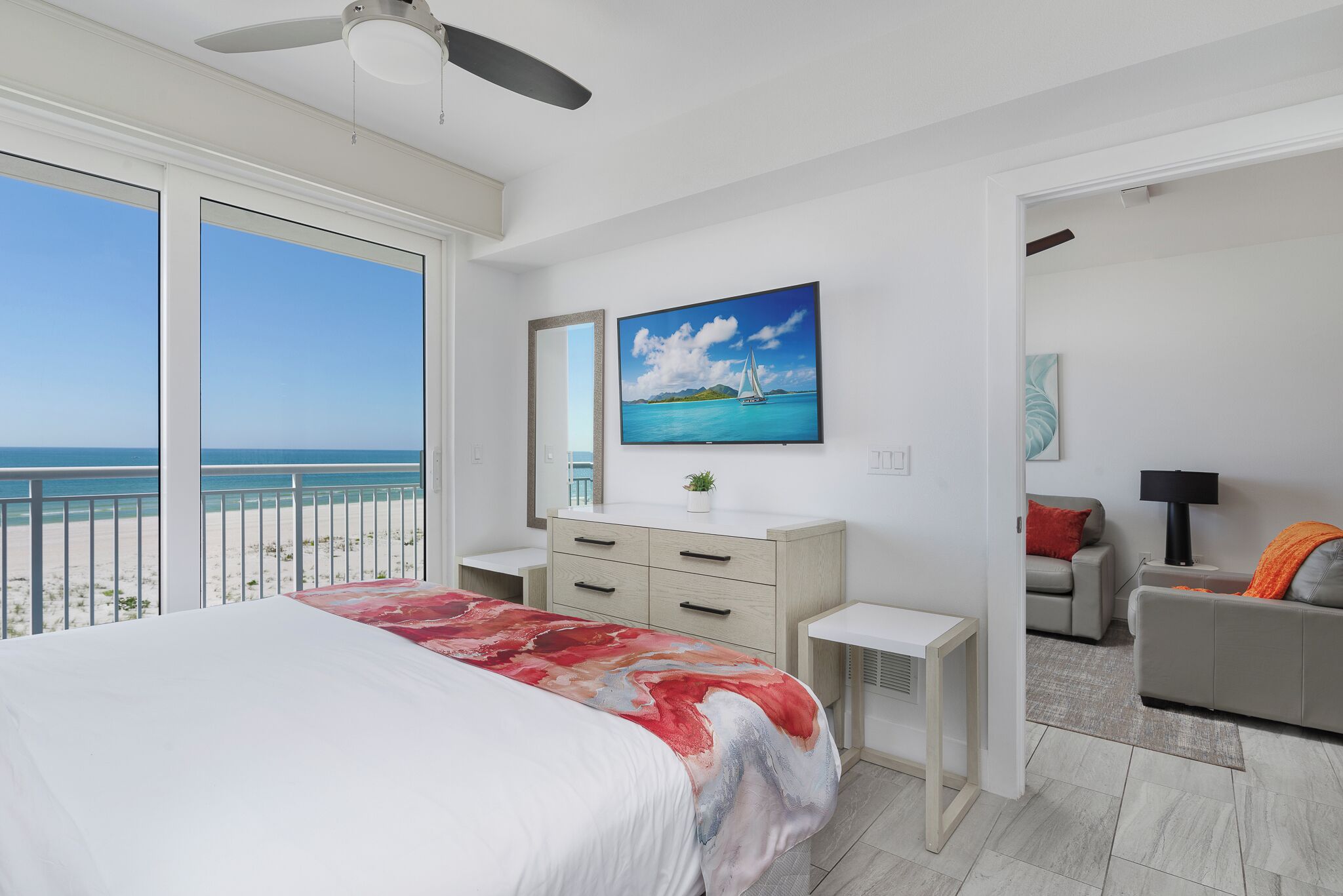 2 bedrooms, desk, iron/ironing board, free WiFi