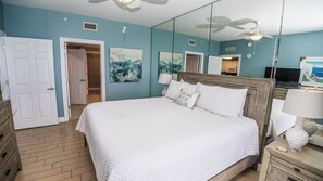 1 bedroom, iron/ironing board, free WiFi, bed sheets - STUNNING BEACH VIEWS! PIRVATE, COZY CONDO @CALYPSO RESORT! FREE VIP PARKING!! (PANAMA CITY BEACH)