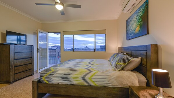 4 bedrooms, iron/ironing board, travel cot, bed sheets