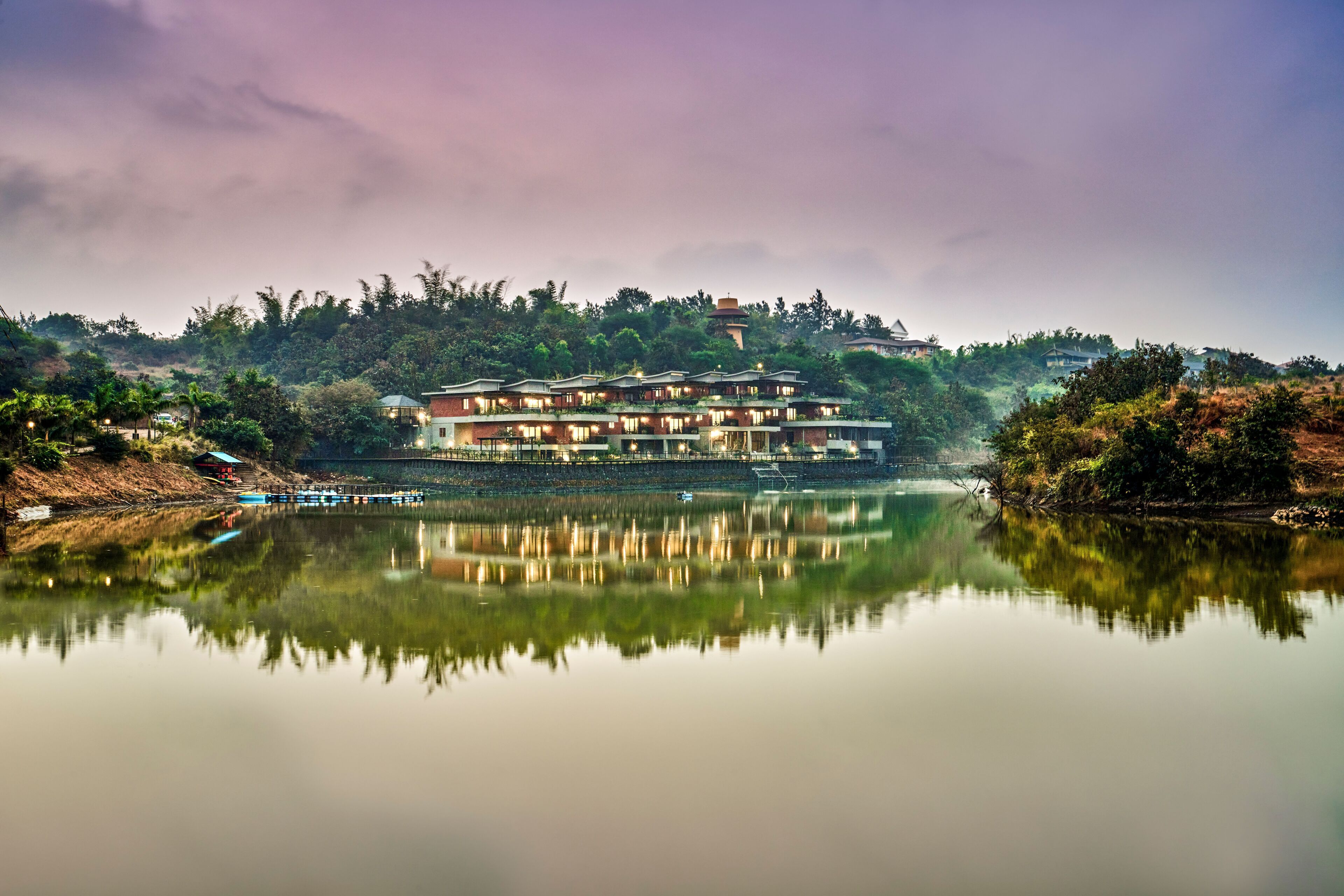 Quang cảnh nhìn từ nơi lưu trú