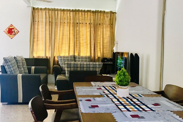 Spacious Living & Dining Area