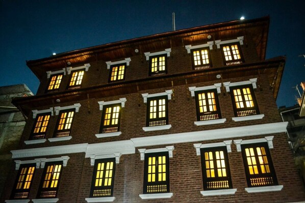 Façade de l’hébergement