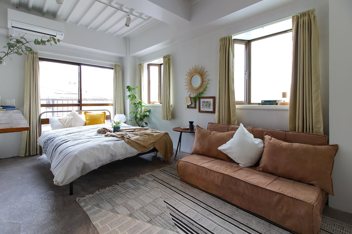 Standard Family Room, City View | Hypo-allergenic bedding, individually decorated, blackout curtains