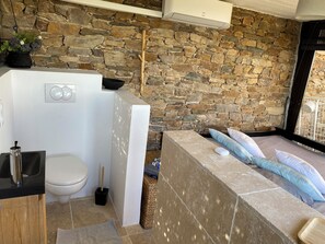 Hair dryer, towels