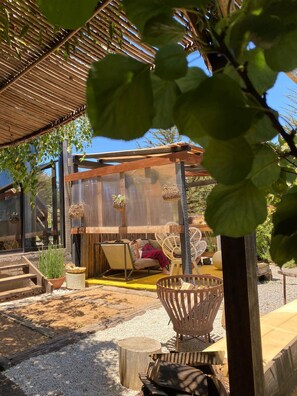 Fassade der Unterkunft