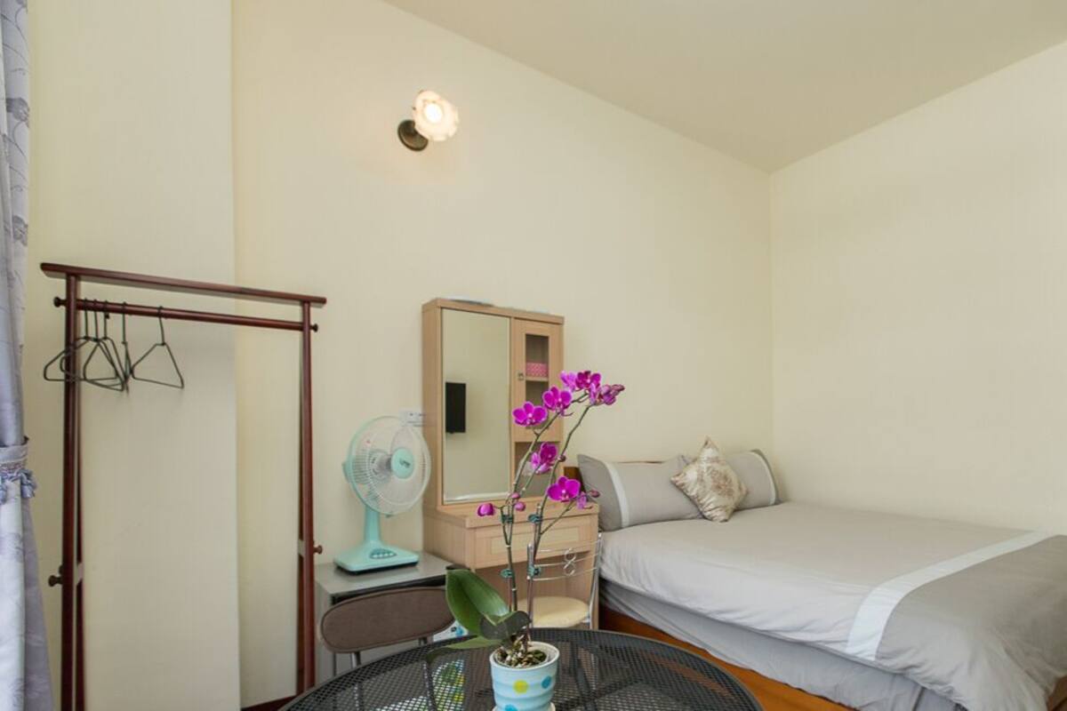 Blackout drapes, soundproofing, WiFi (free), bed sheets