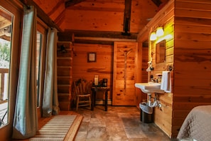 Standaard eenpersoonskamer, 1 queensize bed, uitzicht op bergen (Winter) | Lakens van Egyptisch katoen, luxe beddengoed, donsdekens